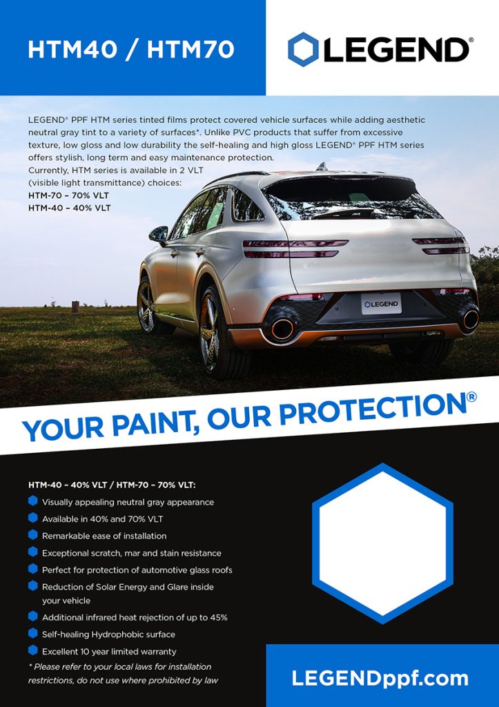 Explore the LEGEND Marketing Materials with PPF HTM Series in HTM40/HTM70 infographic poster for innovative solutions